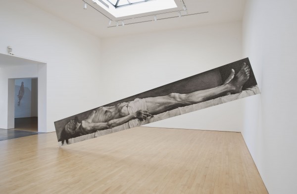 John Baldessari, Blue Line (Holbein), Installation Shot, 2010. Courtesy of Margo Leavin Gallery, Los Angeles.