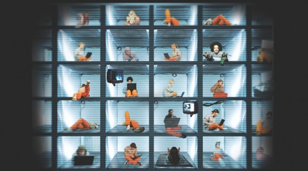 "We Live in Public," Film Still, 2008.