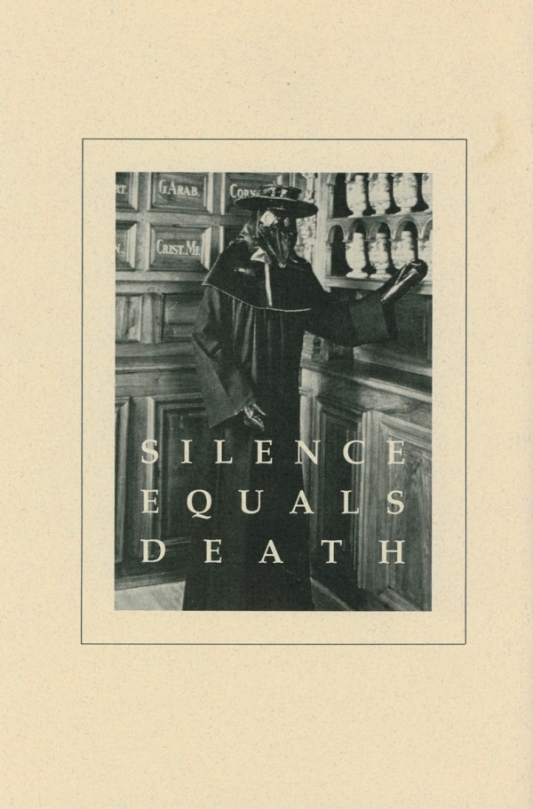 Against Nature Catalogue, back cover, 1988. Courtesy LACE. 