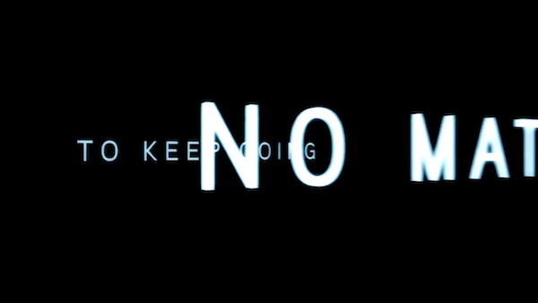 Jenny Holzer. Sense, undated; still from s[edition] digital limited edition video; edition 106 of 5,000, dimensions variable.  Courtesy of the Artist and s[edition], London.  Pending accession to Permanent Collection of Masur Museum of Art, Monroe, LA.