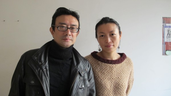 Wu Meng with Zhao Chuan, Shanghai 2012, photograph Luise Guest