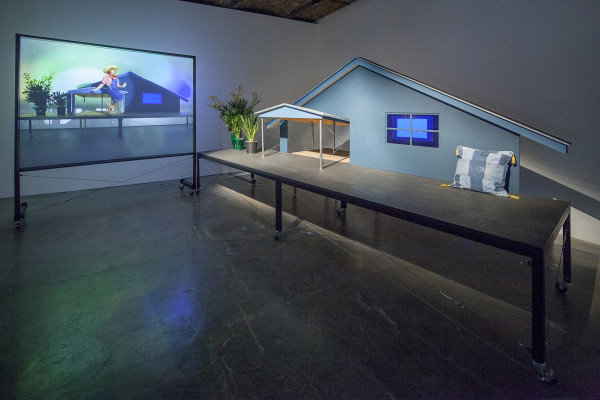Installation view of Mike Kelley at MoMA PS1, 2013. Photo: Matthew Septimus.