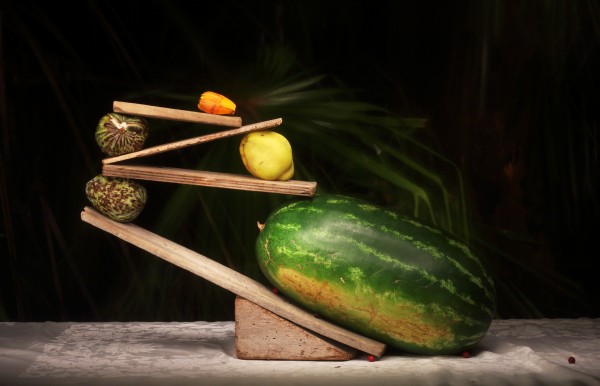 melon and quince in balance