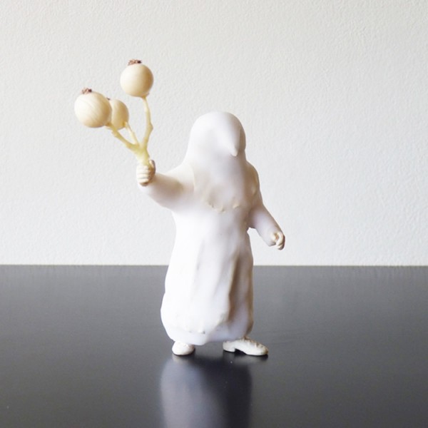 Misako Inaoka. Bird Man, 2014; mixed media; 19 x 20 x 10 in. Courtesy of the Artist and Johansson Projects, Oakland.