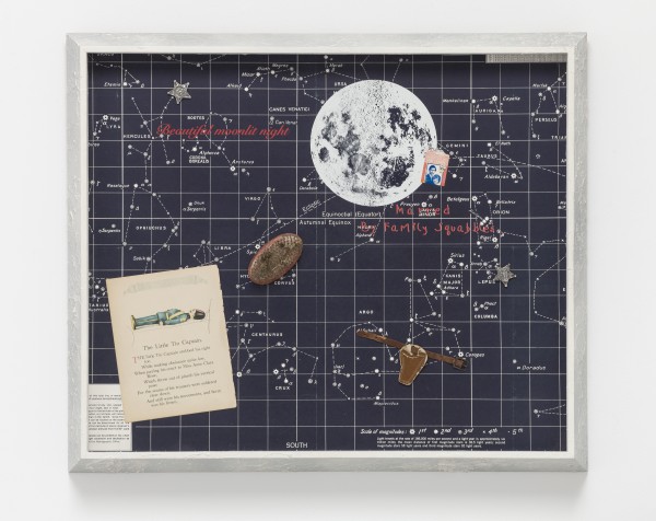 Alexis Smith. Kerouac Haiku, 1994; mixed media collage; 27 x 32 x 2 inches. Courtesy of Honor Fraser Gallery, Los Angeles. CA. Photo: Elon Schoenholz Photography.