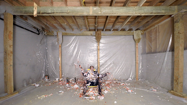 Ben Bigelow. With Sounding Brass and a Tinkling Cymbal, 2014; video installation (still); 11:42 minutes. Courtesy of the artist.