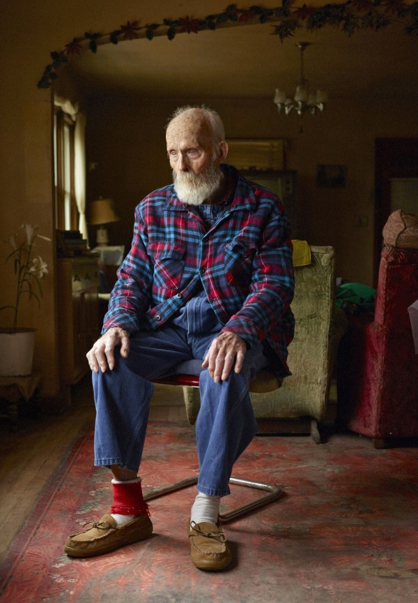 Andrew Moore. Uncle Teed, Sioux County, Nebraska, 2013; archival pigment print; 46.5 x 32.5 in. Courtesy of Andrew Moore & Yancey Richardson.