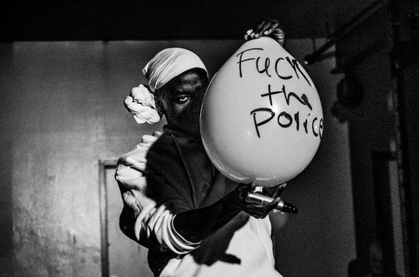 Brontez Purnell. Still from performance at KUNST-STOFF. Oct 10th, 2015. Photo by Robbie Sweeny.