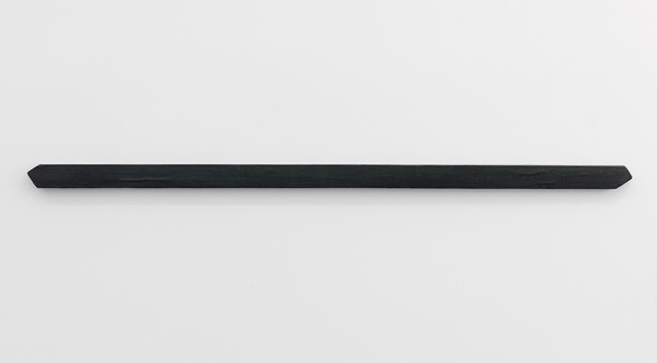 Blinky Palermo. Ohne Titel (Untitled), 1973; oil on canvas over wood; 3-1/2 x 88-3/8 x 1-9/16 inches.