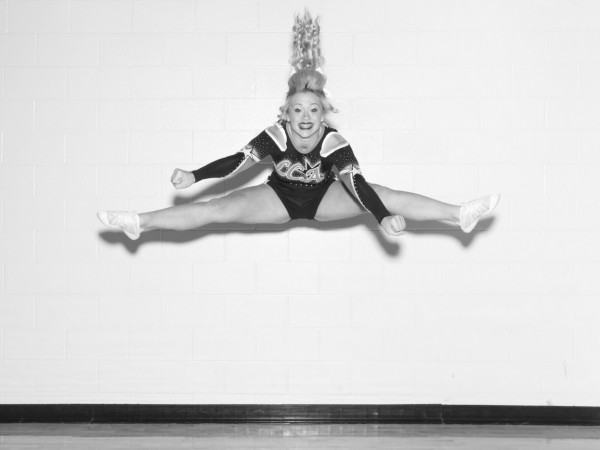 Alec Soth. Bree, Liberty Cheer All-Stars, Corsicana, Texas, 2012; pigment print; 39 x 52 in. Courtesy of Fraenkel Gallery, San Francisco. © Alec Soth.