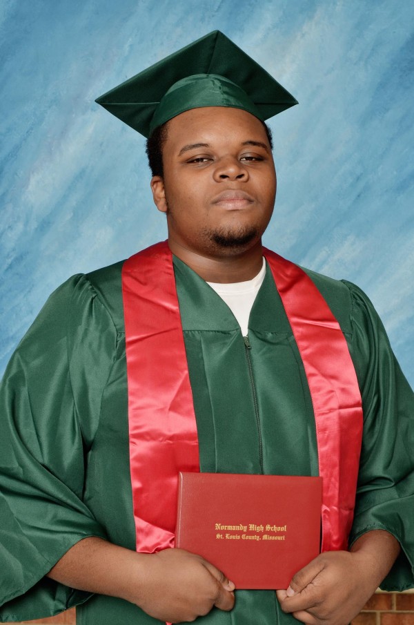 Michael Brown graduation photo.