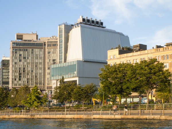 The southwest face of the Whitney Museum. Photo: Karin Jobst.