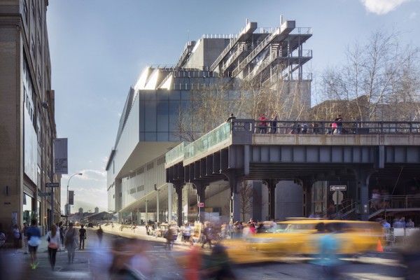 Image 630.006: The eastern face of the Whitney Museum. Photo: Nic Lehoux.