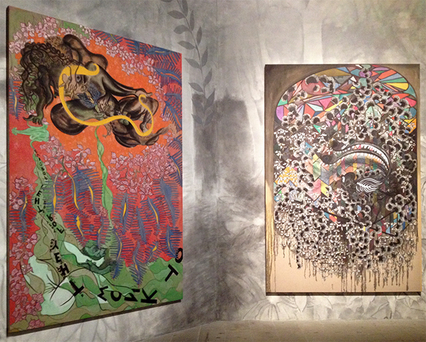 Chris Ofili. Installation view, the Corderie building, 56th International Art Exhibition, Venice. Courtesy of the Artist and la Biennale di Venezia. Photo taken by the author. 