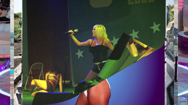 Aleksandra Domanović. Film Still from Turbo Sculpture. 2010-2013. HD video, color, sound. 20 minutes. Edition of 5 + 2 AP. Image courtesy of the artist and Tanya Leighten (Berlin, Germany).