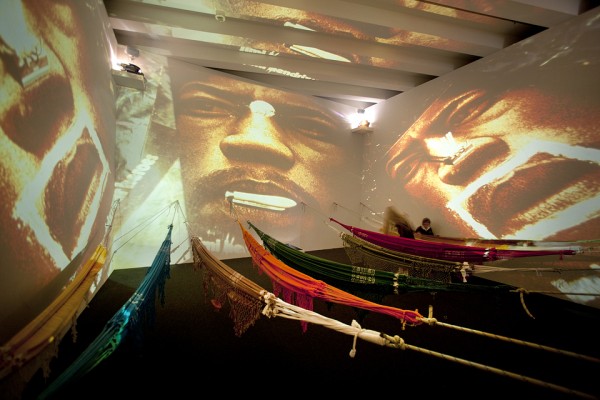 Hélio Oiticica and Neville D’Almeida, CC5 Hendrixwar/Cosmococa Programa-in-Progress, 1973. Collection Walker Art Center, Minneapolis; T. B. Walker Acquisition Fund, 2007