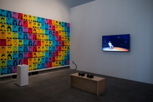 Take This Hammer: Art + Media Activism from the Bay Area, installation view, Yerba Buena Center for the Arts. Left: Oree Originol. Justice for Our Lives, 2014-ongoing. Right: Cat Brooks with Black Lives Matter. Anti Police-Terror Project, ‘Tasha,’ 2015. Courtesy of Yerba Buena Center for the Arts, San Francisco. Photo: Charlie Villyard.