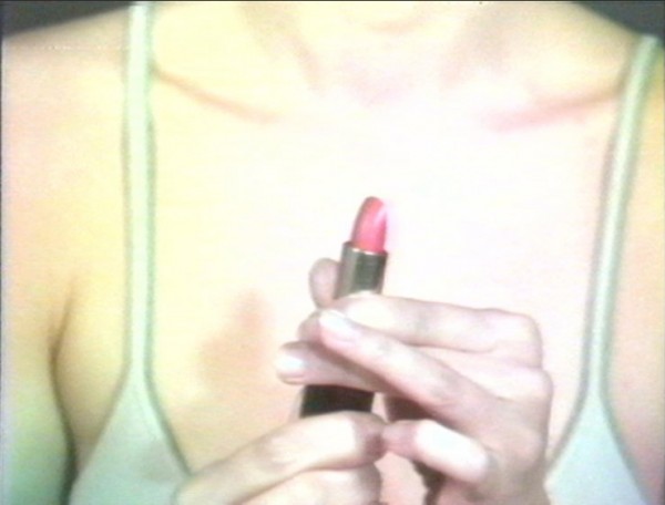 Sanja Iveković. Make up, make down, 1978; video, color, sound, 5 min.